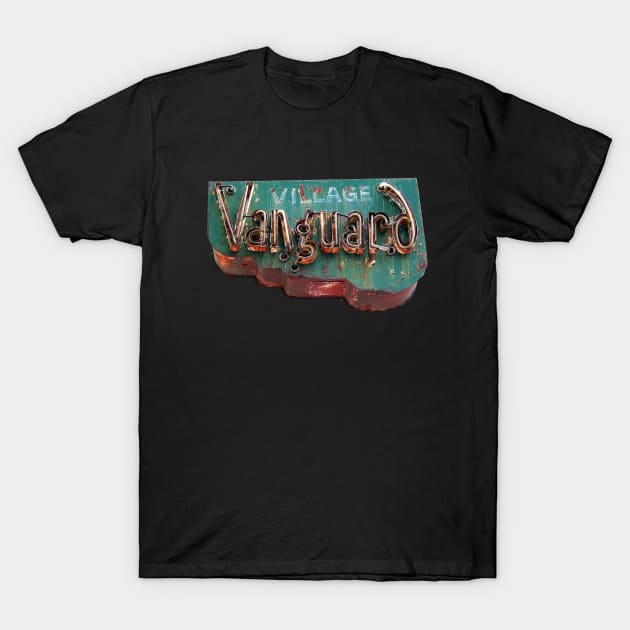 Village Vanguard Signage T-Shirt by SPINADELIC